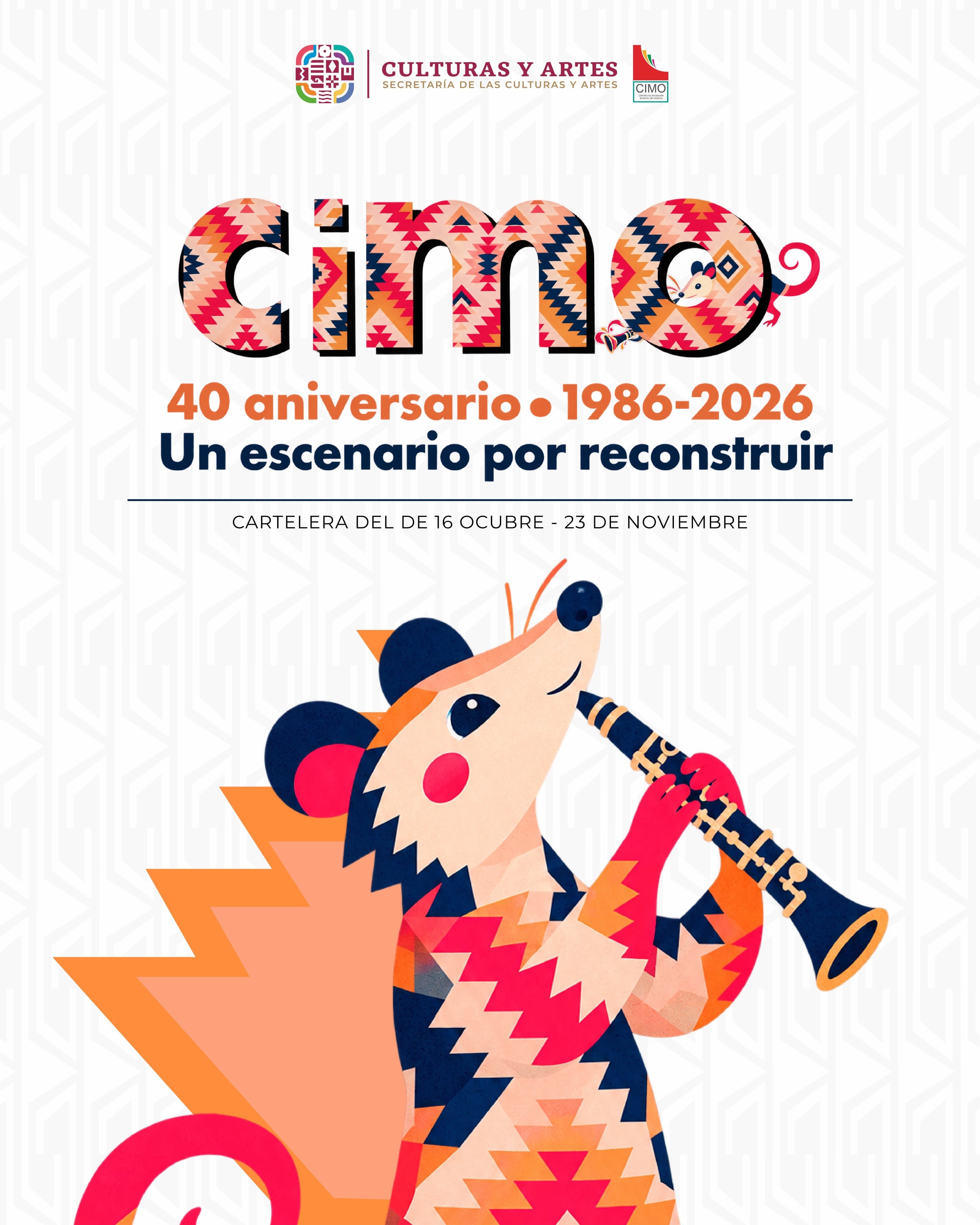 CIMO 40 Aniversario: Un escenario por reconstruir — evento en Oaxaca en CIMO