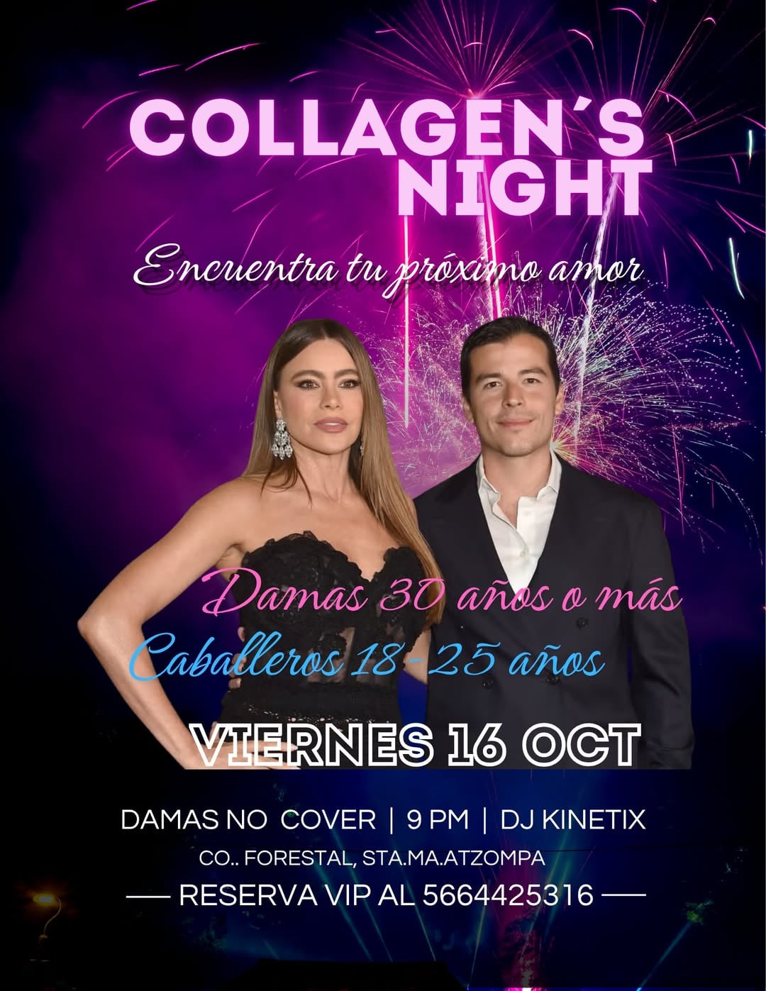 Collagen's Night — evento en Oaxaca en Co. Forestal
