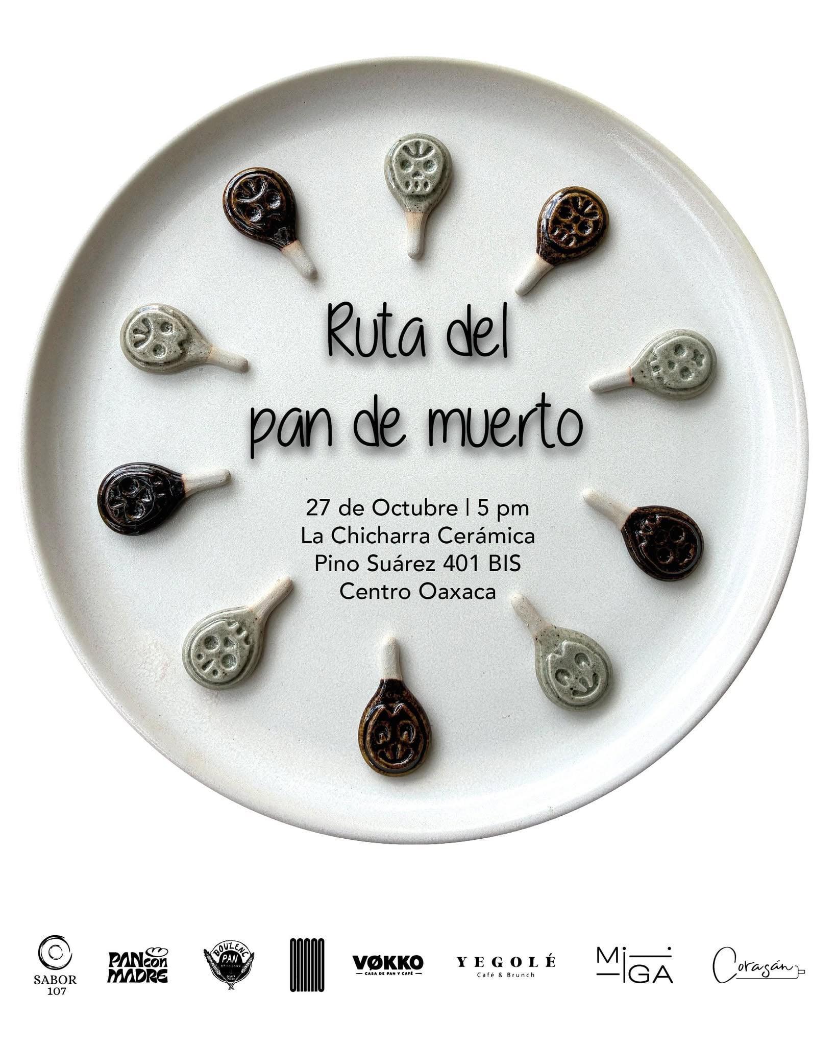 Ruta del pan de muerto — evento en Oaxaca en La Chicharra Cerámica