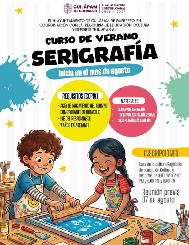 Curso de Verano: Serigrafía