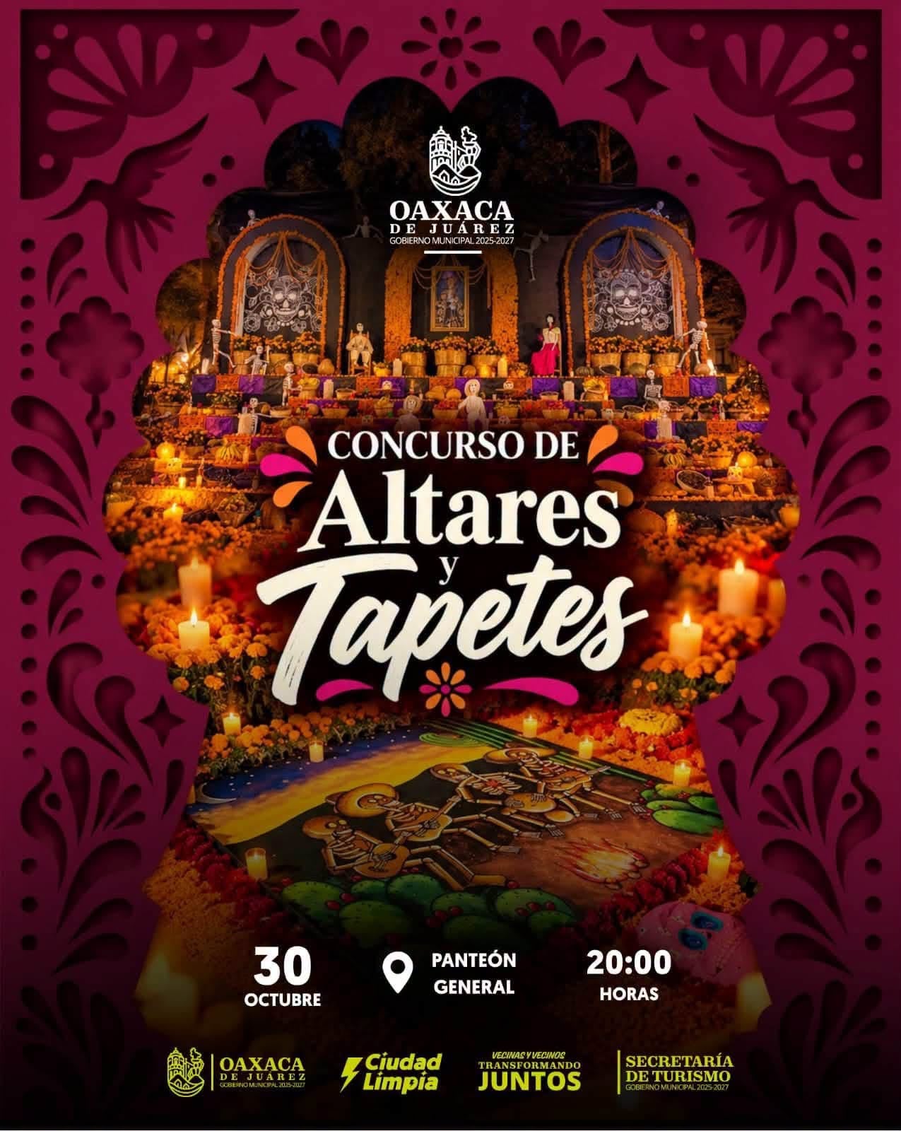 Concurso de Altares y Tapetes — evento en Oaxaca en Panteón General