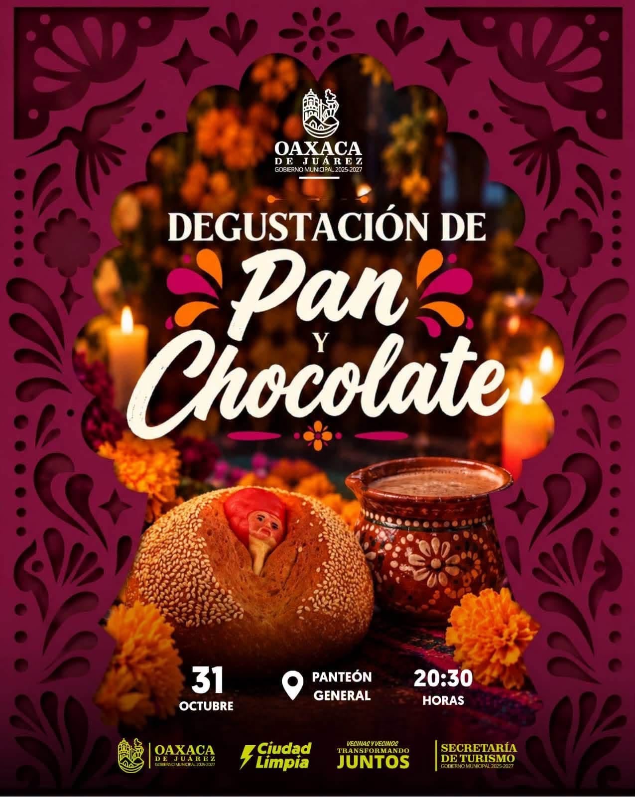 Degustación de Pan y Chocolate — evento en Oaxaca en Panteón General