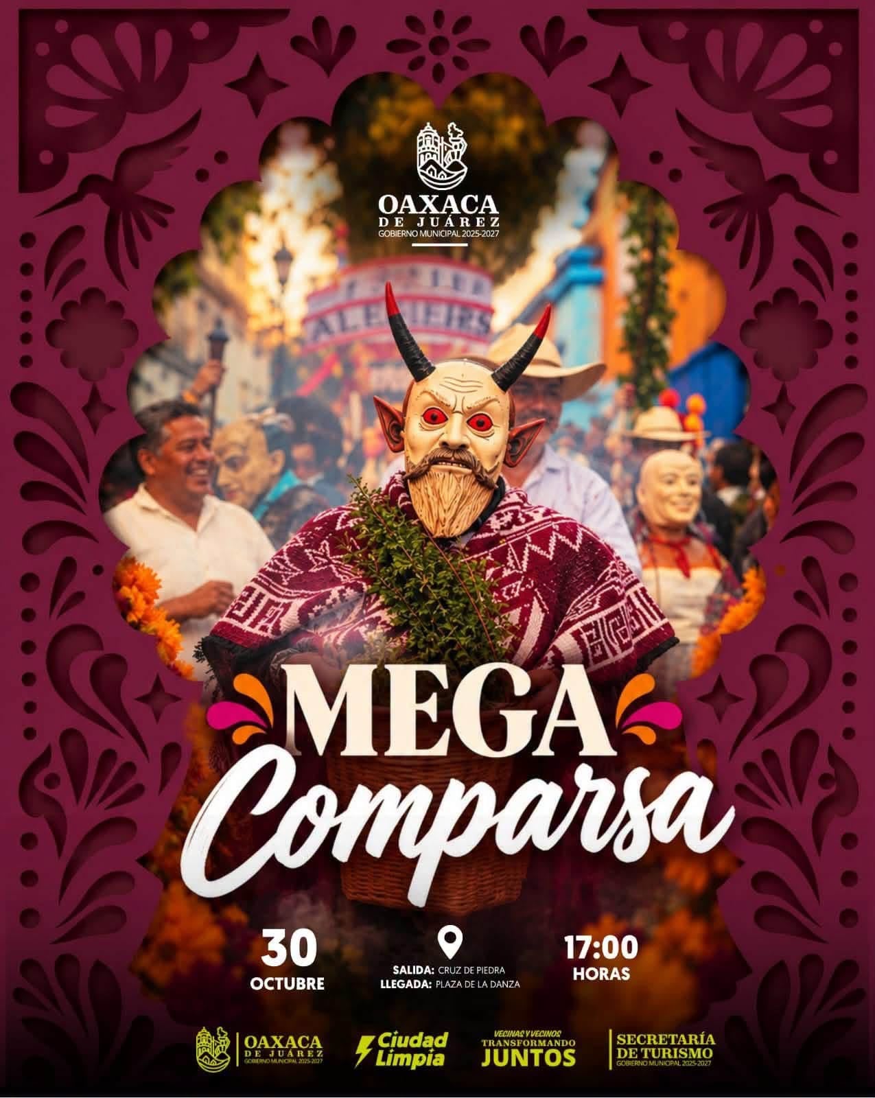 Mega Comparsa — evento en Oaxaca en Cruz de Piedra