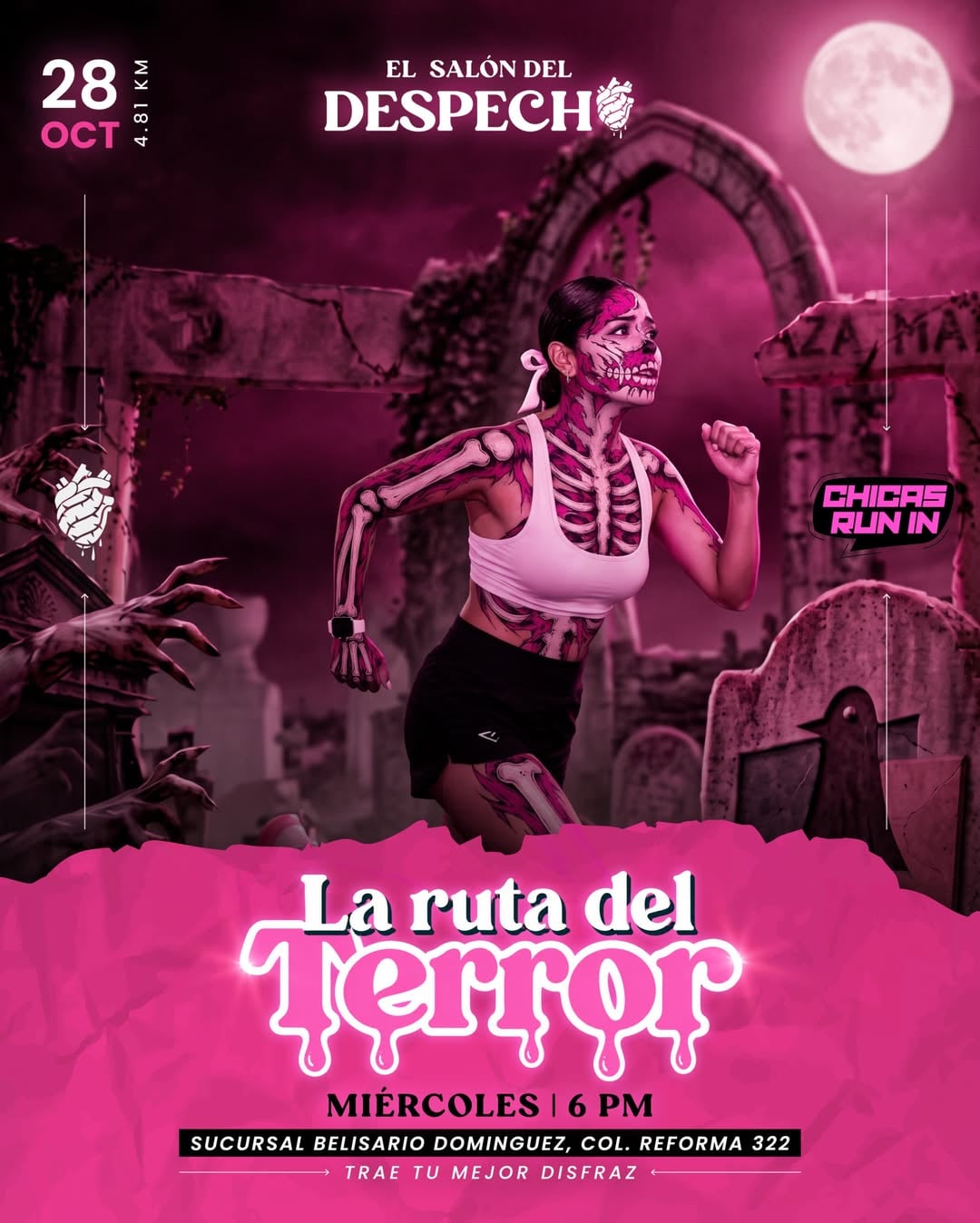 La ruta del Terror - El Salón del Despecho — evento en Oaxaca en Sucursal Belisario Domínguez