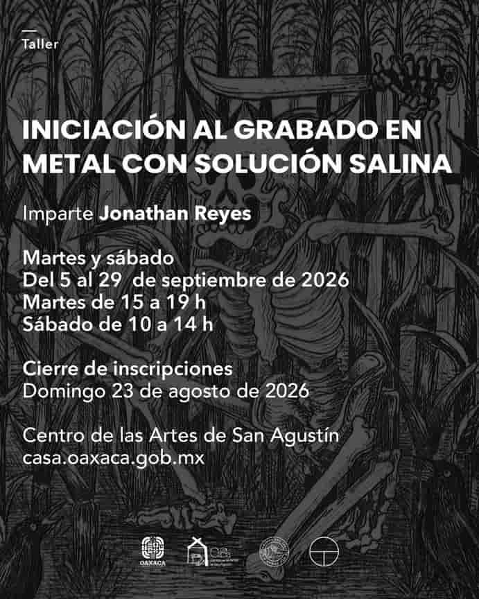Taller: Iniciación al Grabado en Metal con Solución Salina