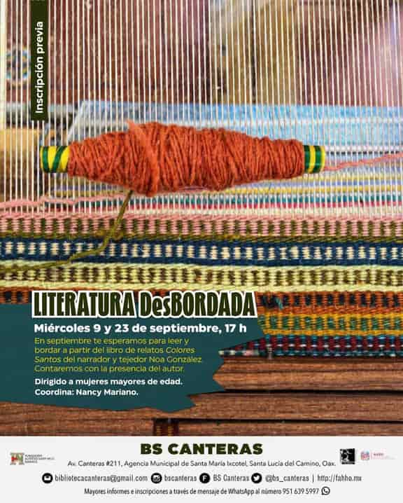 Literatura Desbordada: Lectura y Bordado en BS Canteras