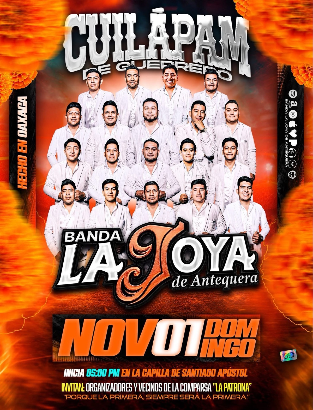 Banda La Joya de Antequera en Cuilápam — evento en Oaxaca en Capilla de Santiago Apostol
