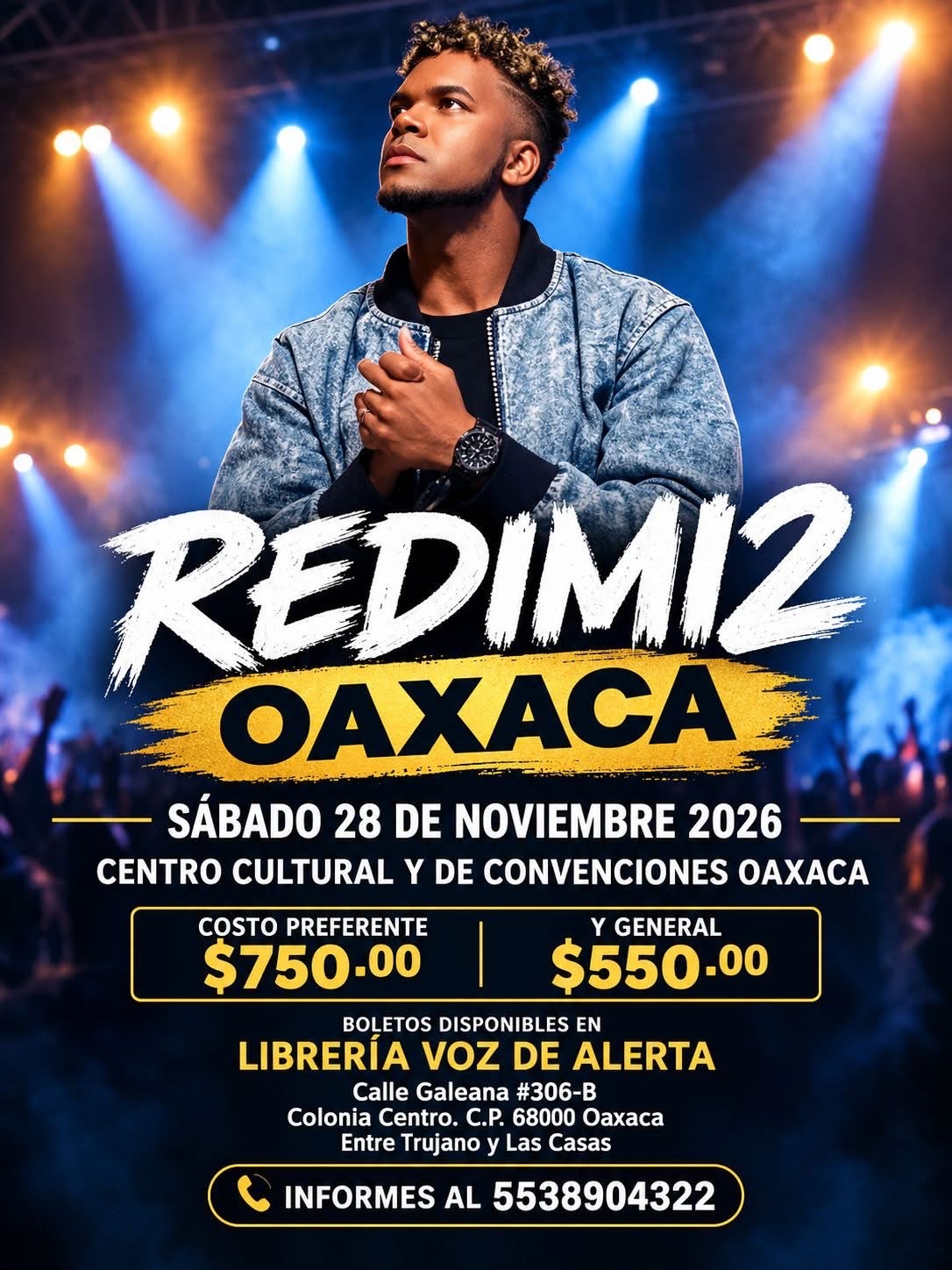 Redimi2 en Oaxaca — evento en Oaxaca en Centro Cultural y de Convenciones de Oaxaca